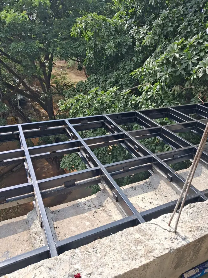 MS frame grid fabrication